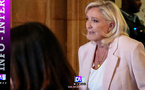 Marine Le Pen, condamnée à 15 mois ferme d'inéligibilité, peut a priori être candidate à la présidentielle