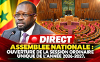 🛑 DIRECT ASSEMBLEE NATIONALE : OUVERTURE DE LA SESSION ORDINAIRE UNIQUE DE L’ANNÉE 2026-2027.