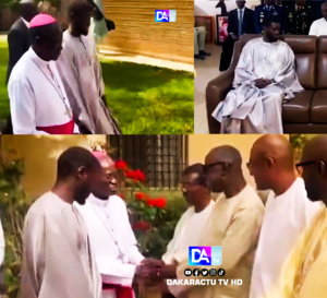 Le président Bassirou Diomaye Faye a rendu visite à Monseigneur Benjamin Ndiaye