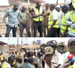 Inondations, canaux, station de pompage…:  Cheikh Tidiane Dièye passe les chantiers au peigne fin