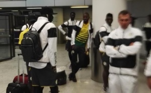 Arrivée des Lions au camp d'entraînement de Brazzaville, ce 06 janvier 2017 à 03 heures.