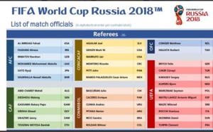 CM 2018 : L'arbitre Malang Diédhiou sélectionné par la FIFA
