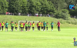 CM 2018 : première séance d’entraînement des Lions à Kaluga, ce jour