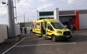 Premier galop en Russie : Les Lions sous surveillance d'une ambulance médicalisée