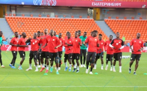 Ekaterinbourg : Les images de la dernière séance d'entraînement des Lions devant d'affronter le Japon 