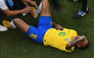 Neymar a passé 14 minutes à terre depuis le début du Mondial