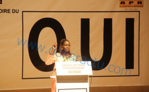 Thérèse Faye au  Conseil national extraordinaire de l'APR : « Ce référendum permettra une nouvelle vie et une forte démocratie à notre pays »