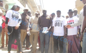 Référendum : Les images de la caravane du OUI à Grand-Yoff