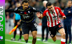 Premier League  /  Iliman Ndiaye illumine Everton - Sunderland d’un slalom spectaculaire avec 1 but  la clef .