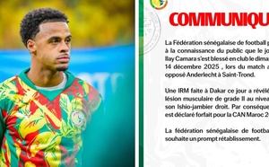 CAN 2025 :/ La FSF constate et déclare le forfait de Ilay Camara