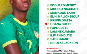 CAN 2025 – Finale Maroc / Sénégal : le onze de départ des Lions dévoilé, Antoine Mendy remplace Krepin Diatta