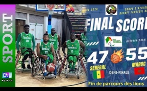 Coupe d’Afrique Basket fauteuil roulant :  Fin de parcours en demi-finale pour les Lions face au Maroc