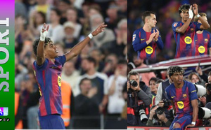 Espagne : le Barça fait un pas de plus vers un 29e titre, Yamal triplement décisif