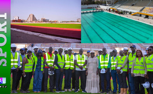 Rénovation des infrastructures sportives : le stade Iba Mar Diop et la piscine olympique réceptionnés par Khady Diène Gaye et Dethié Fall