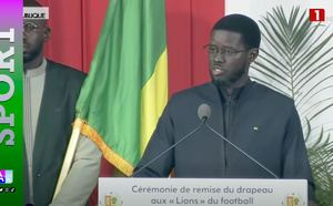 Remise du drapeau national aux Lions : Le message du Président Diomaye à l’ambition et à l’unité avant le Mondial 2026