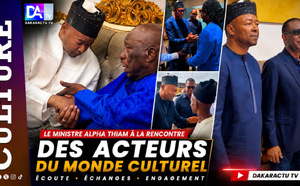 Ministère de la Culture, du Tourisme et de l’Artisanat : Alpha Thiam à la rencontre des acteurs culturels dont les chanteurs  Youssou Ndour et Wally Seck