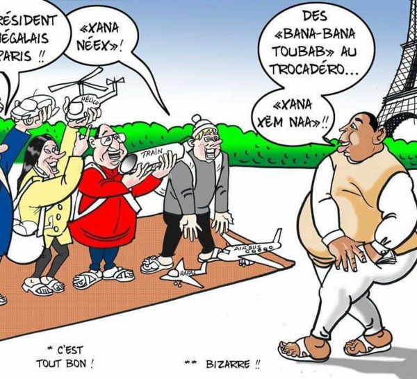 Un président sénégalais à Paris (Odia)
