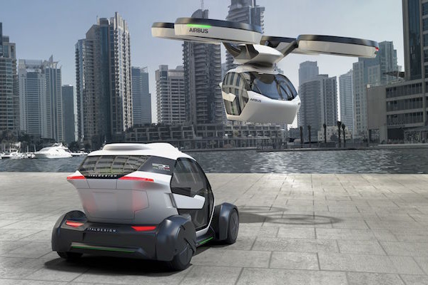 Airbus présente Pop-up, son concept de voiture volante
