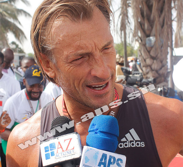 Hervé Renard, une des attractions du Marathon de Dakar
