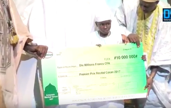 Récital de Coran : Moustapha Niang lauréat du concours national