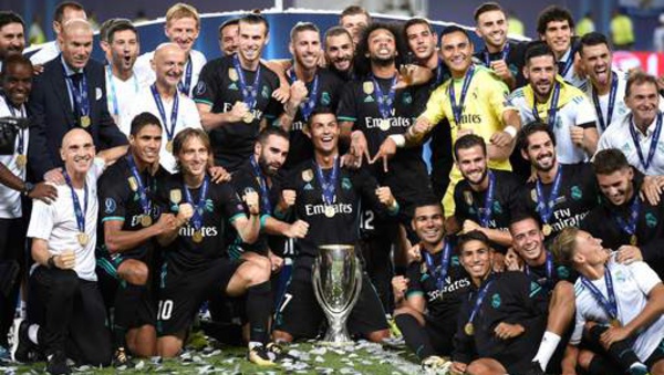 Le Real Madrid remporte la Supercoupe d'Europe