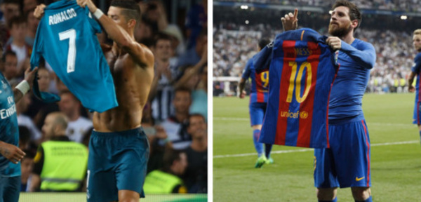 Cristiano Ronaldo imite Messi