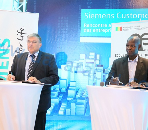 Les images de la conférence de presse de présentation des solutions Technologiques de Siemens au Sénégal