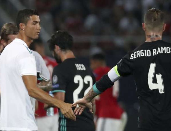 ça chauffe entre Cristiano Ronaldo et Sergio Ramos !