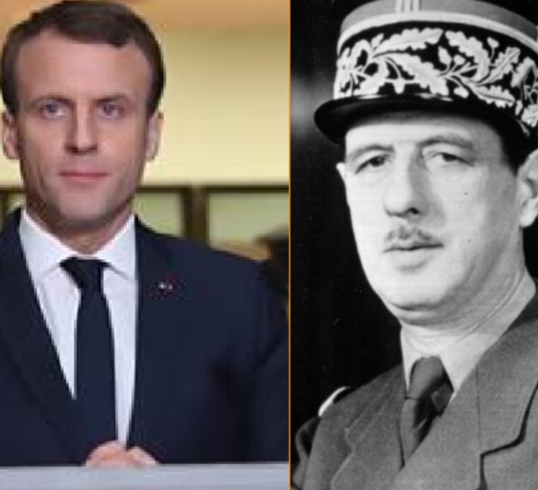 « 60 ans » après le discours du 26 août 1958 : quand Macron enfile la tenue du Général de Gaulle 