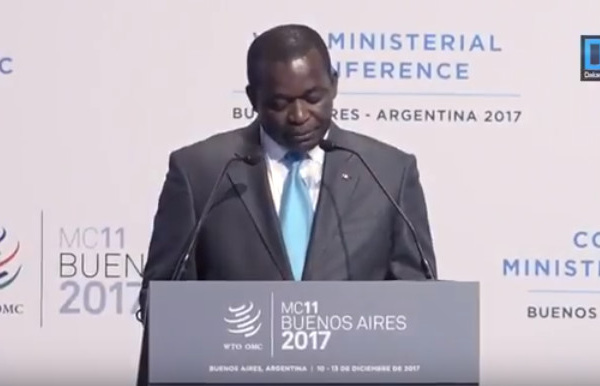 OMC / Déclaration du ministre Alioune Sarr : « Le système commercial doit être performant pour la réduction des inégalités »