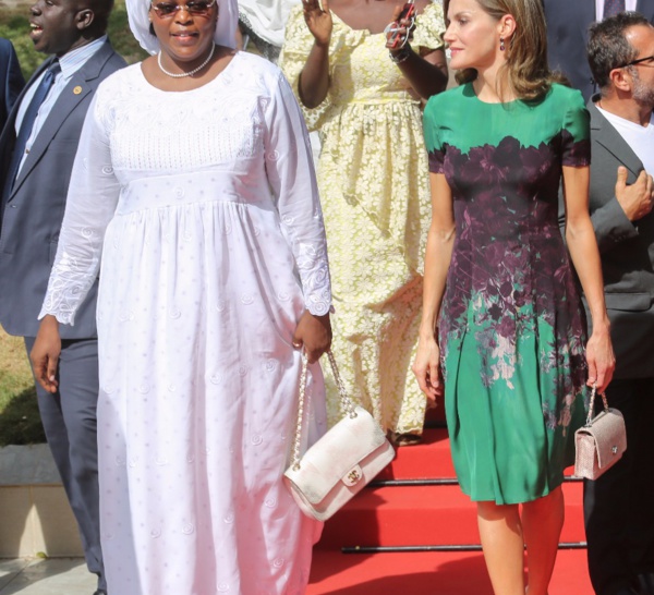 La Première Dame Marième Faye Sall en compagnie de la reine d’Espagne Letizia Ortiz