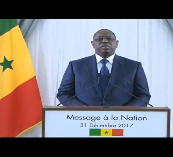 [REPLAY-31 DECEMBRE 2017] : Revivez le discours à la nation du Chef de l'Etat, Macky Sall