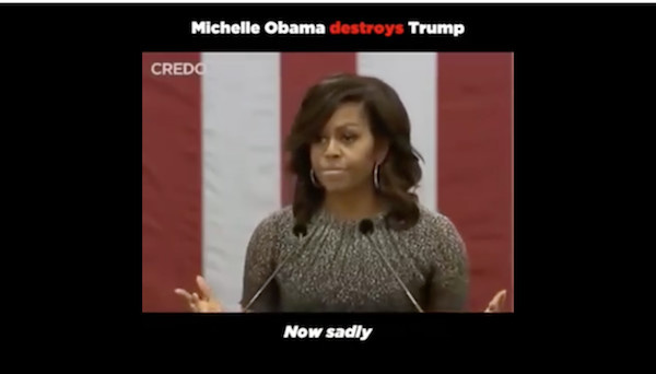 C'était hier... : Quand Michelle Obama détruisait Trump avec une terrible justesse