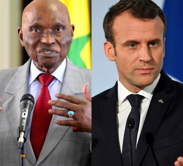 VISITE OFFICIELLE AU SENEGAL : Me Abdoulaye Wade écrit au Président Emmanuel Macron
