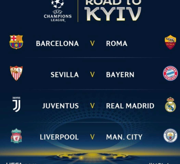 Ligue des champions. Chocs Juventus-Real Madrid et Liverpool-Manchester City en quarts