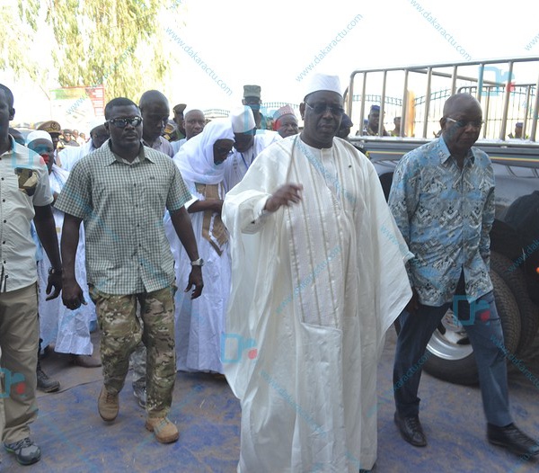 Daaka 2018 : Les images de l'arrivée du président Macky Sall dans la cité religieuse de Médina Gounass