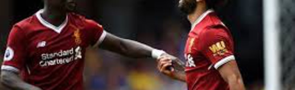 Le duo Mané-Salah a encore porté Liverpool contre Crystal Palace (2-1)