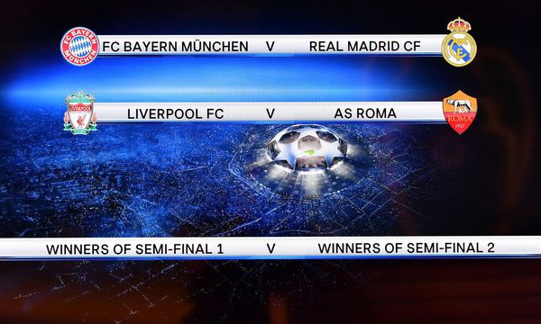 Ligue des champions: choc Bayern Munich contre Real Madrid en demi-finales