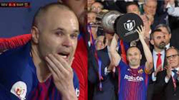 But de génie, ovation, larmes: la dernière finale de légende d'Iniesta