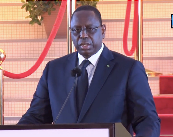 Macky Sall : “ Le parcours du peuple chinois est un message d'espoir pour dire que le sous développement n'est pas une fatalité”