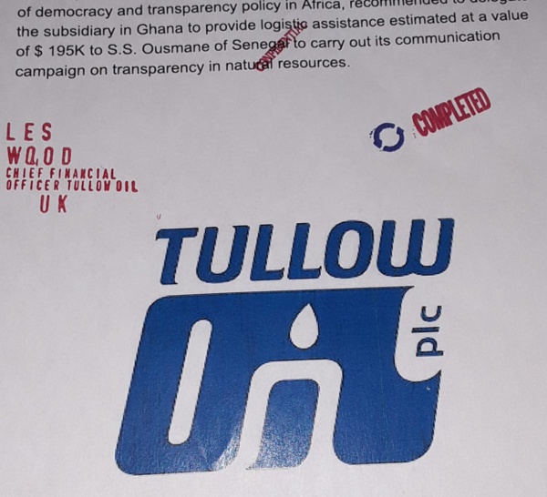 CES DOCUMENTS QUI ENFONCENT SONKO -  Le deal...  Les raisons d'un deal avec Tullow Oil....