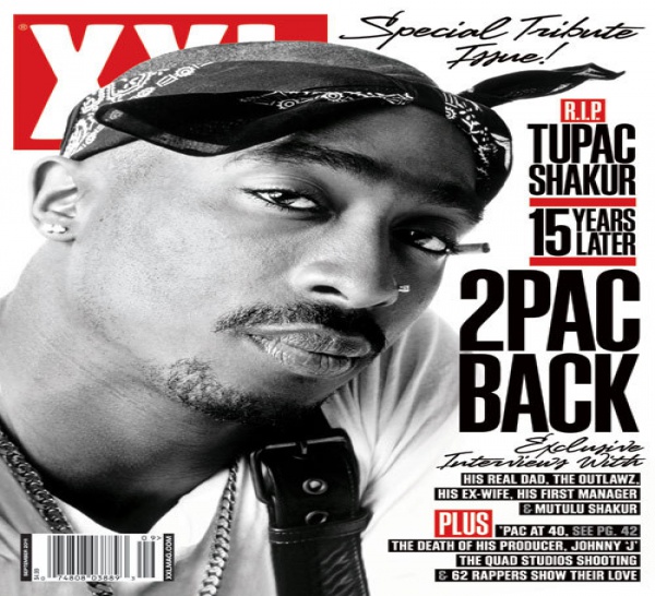 Tupac en Couverture de XXL pour les 15 ans de sa mort.