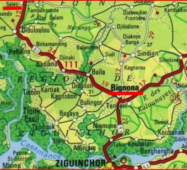 Bignona : cinq militaires blessés dans l’explosion d’une mine