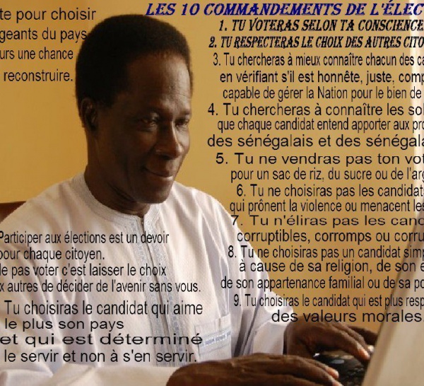 Sénégal : Les 10 commandements de l'électeur ! (Le Patriote )