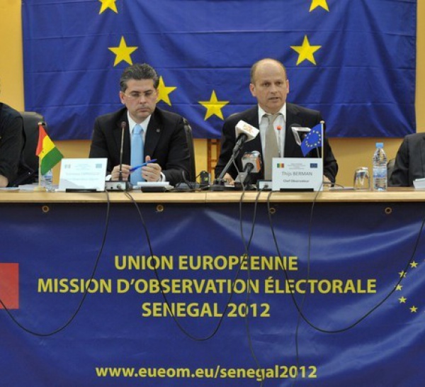 Surveillance serrée de la présidentielle de 2012 par les observateurs européens 