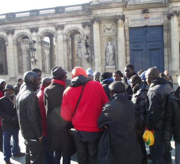 Manifestation des Sénégalais à Bordeaux