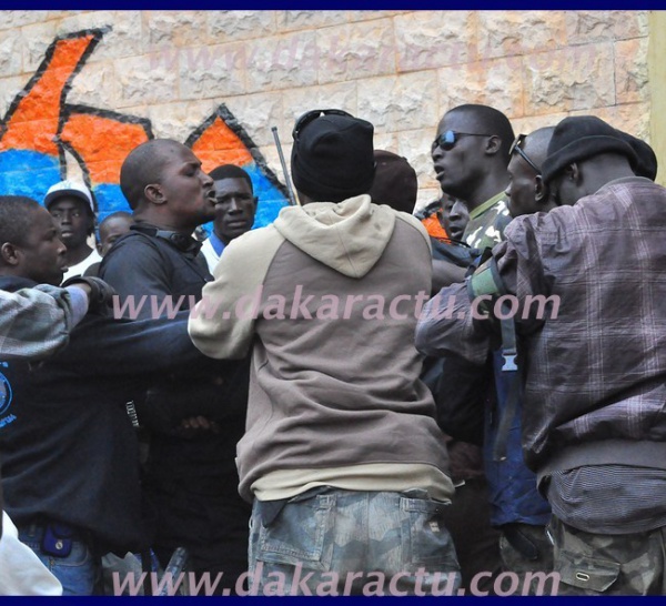 Images bagarre entre les gardes du corps d'Idrissa Seck et ceux d'Ibrahima Fall