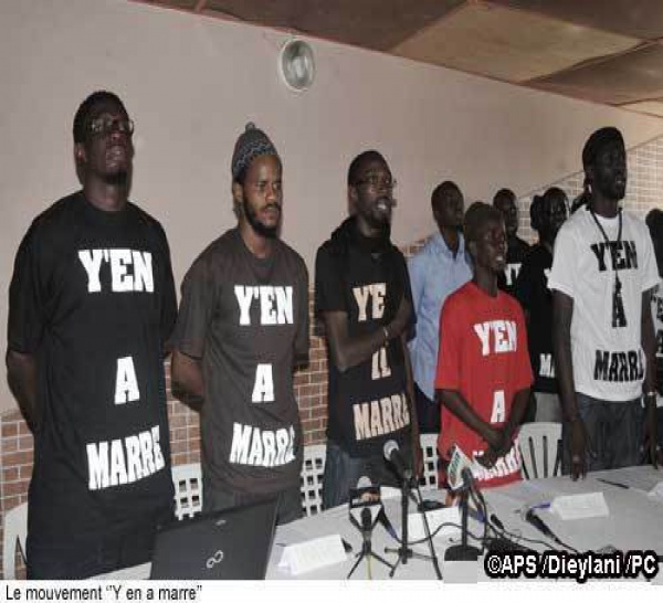 Les leaders de ‘’Y’en a marre’’ appellent les jeunes à promouvoir la paix