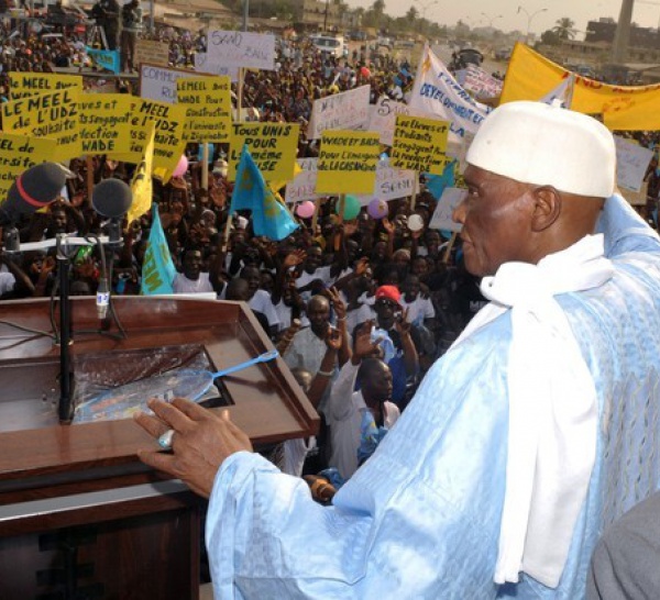 Kolda : Abdoulaye Wade annonce le plan DDP pour le retour définitif de la paix en Casamance