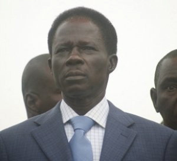Mansour Sy Djamil, Ibrahima Fall et Cheikh Bamba Dièye à la Place de l'Indépendance